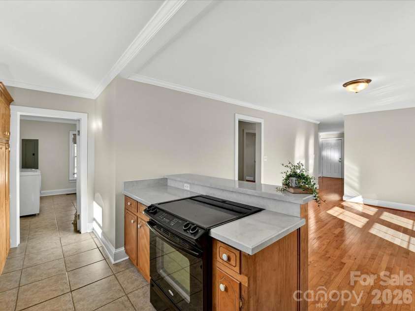 6590 Camp Creek Road, Lancaster, SC 29720.  MLS# CAR4359392, YatesRealty ID 5933. Kitchen View to Dining Room
