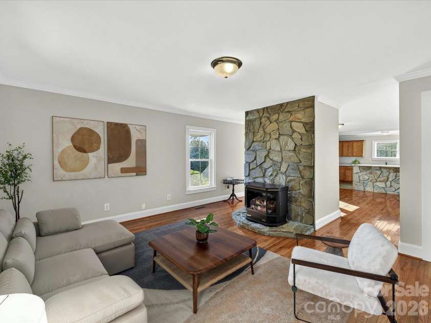 6590 Camp Creek Road, Lancaster, SC 29720.  MLS# CAR4359392, YatesRealty ID 5933. Virtually Staged Family Room
