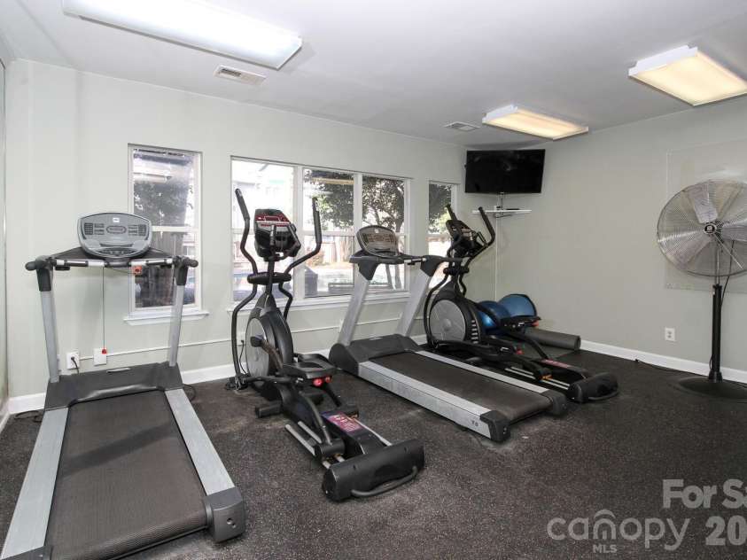 525 Graham Street, Charlotte, NC 28202.  MLS# CAR4341824, YatesRealty ID 5934. Community gym 