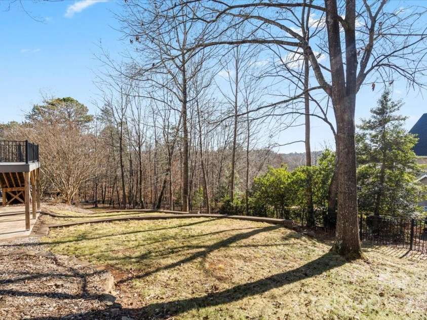 4963 Old River Drive, Hickory, NC 28602.  MLS# CAR4336914, YatesRealty ID 5938. Backyard