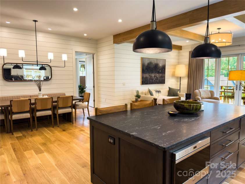 143 Lodestone Drive, Sylva, NC 28779.  MLS# CAR4308413, YatesRealty ID 594. Laurel Model-Island and Eating Area