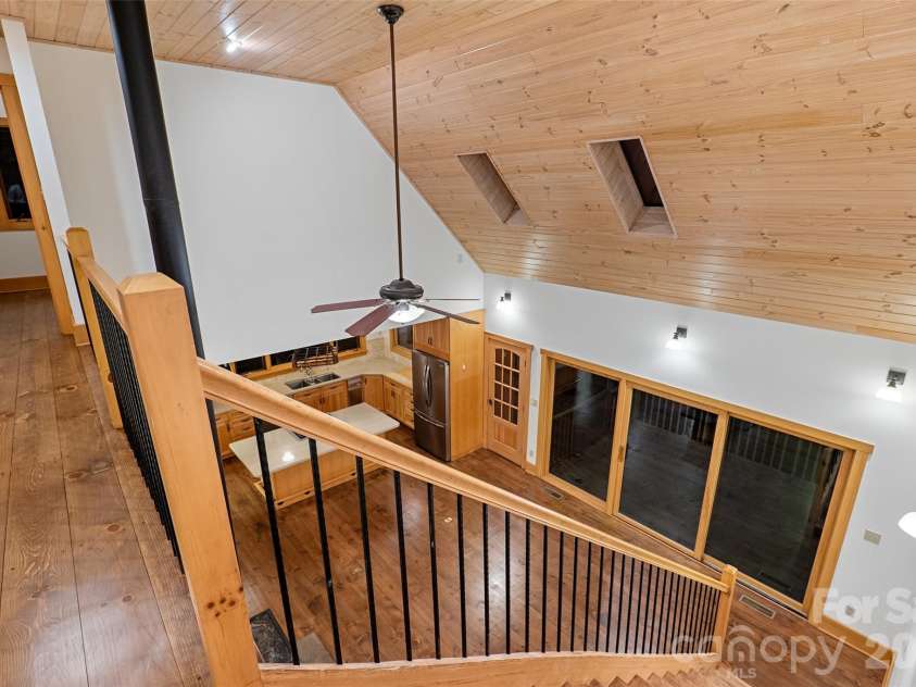 243 Ridgeline Drive, Brevard, NC 28712.  MLS# CAR4313542, YatesRealty ID 5944. Main House Uppper Level