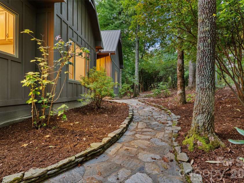 243 Ridgeline Drive, Brevard, NC 28712.  MLS# CAR4313542, YatesRealty ID 5944. Main House Walk