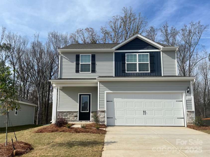 3266 Maple Ridge Drive, Gastonia, NC 28052.  MLS# CAR4211194, YatesRealty ID 5944. Example of a Davidson floorplan to be built, exterior colors may change. Estimated construction completion date is Apr 2025.
