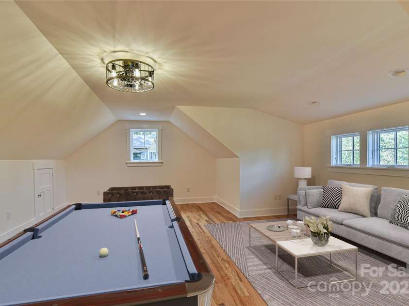 71 Crossings Circle, Fairview, NC 28730.  MLS# CAR4306682, YatesRealty ID 5946. Upstairs Recreation Room