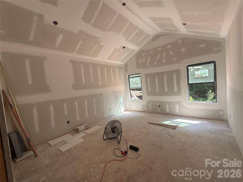 219 Barra Drive, Waxhaw, NC 28173.  MLS# CAR4358638, YatesRealty ID 5953. Primary bedroom overlooking woods