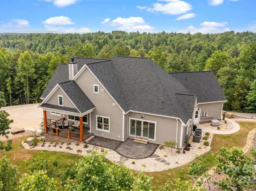 5360 Low Country Road, Lenoir, NC 28645.  MLS# CAR4252044, YatesRealty ID 597. View of Backyard and patio