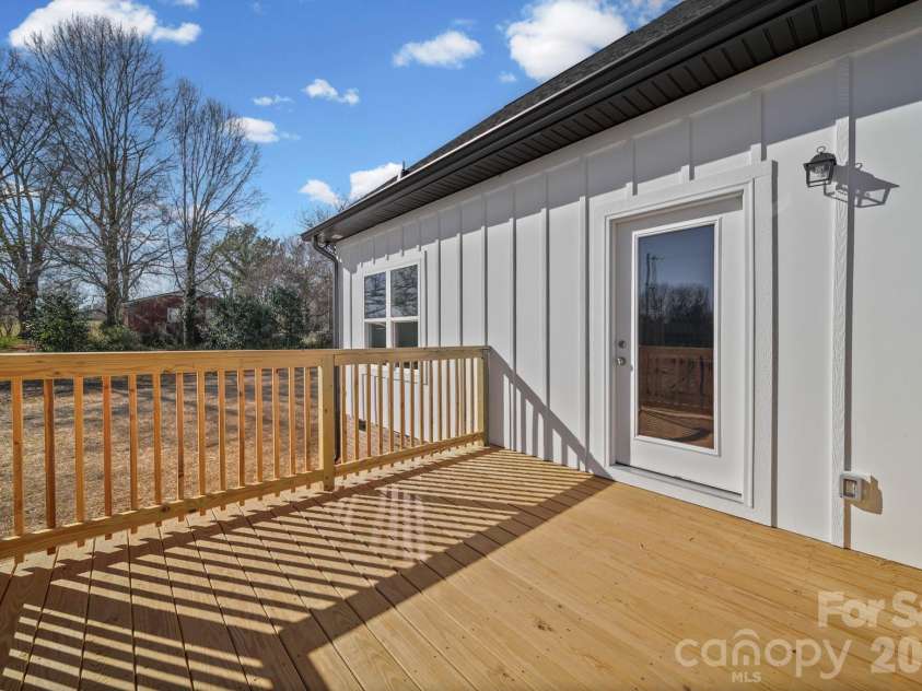 4106 New Salem Road, Marshville, NC 28103.  MLS# CAR4331810, YatesRealty ID 5972. Rear Deck