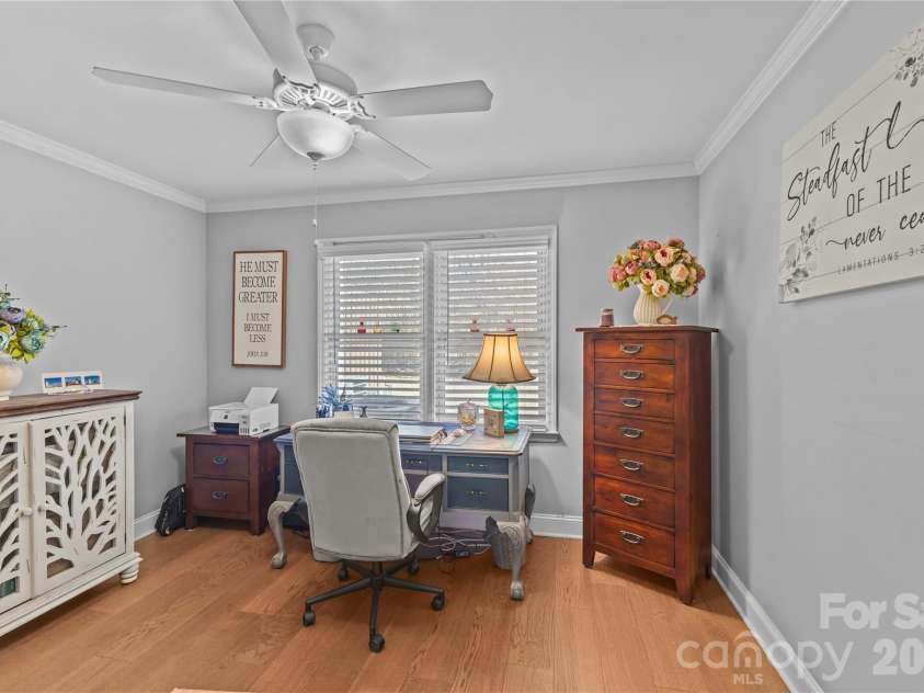 2502 Round Table Road, Monroe, NC 28110.  MLS# CAR4307222, YatesRealty ID 5973. First Floor Owners' Ensuite can double as a home office