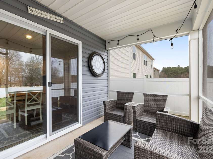 2766 Sherrills Stream Drive, Sherrills Ford, NC 28673.  MLS# CAR4237314, YatesRealty ID 5975. Covered Screened Porch