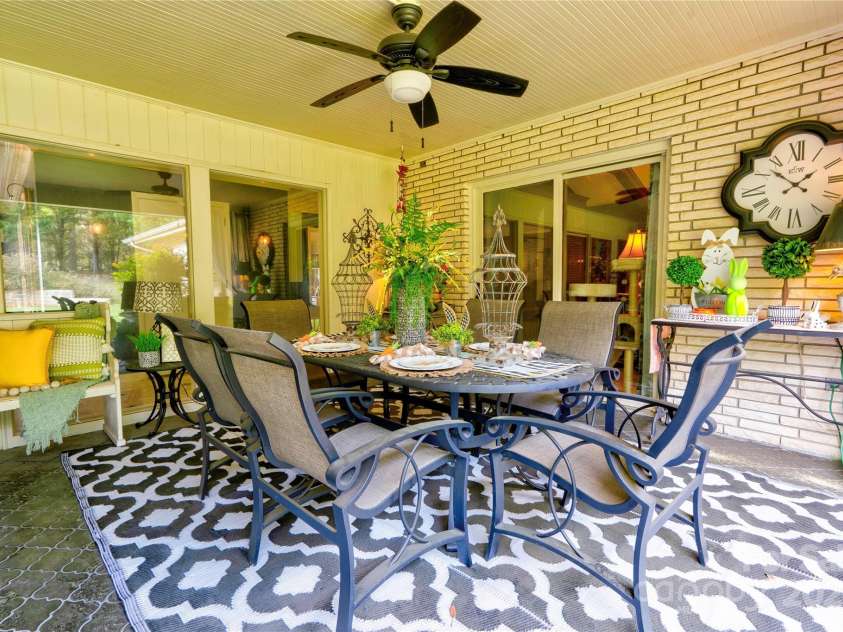 316 Country Club Acres None, Shelby, NC 28150.  MLS# CAR4244024, YatesRealty ID 5976. Back Covered Porch