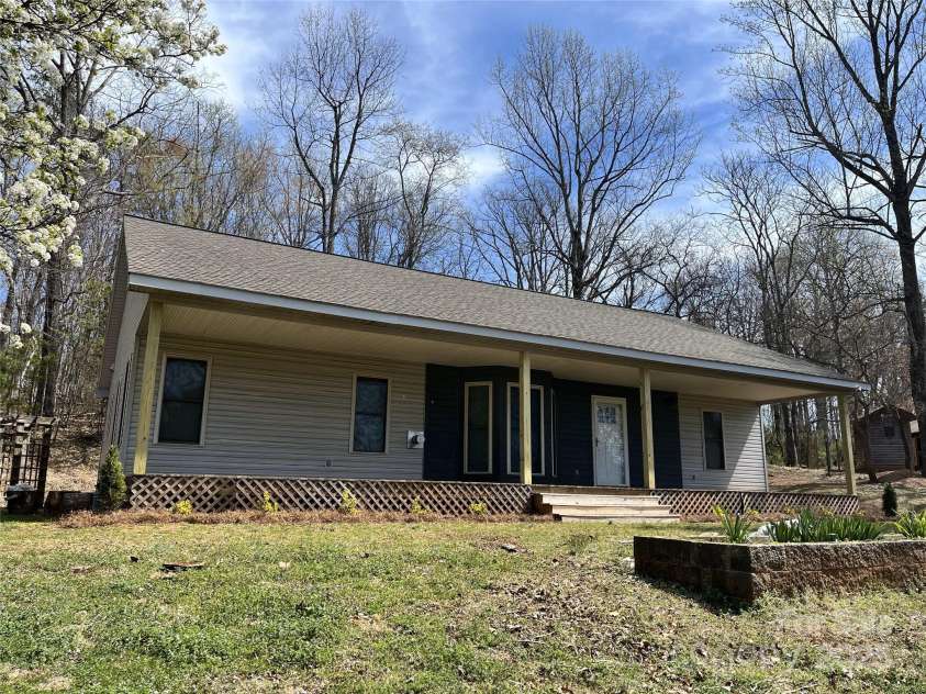 3880 Scronce Road, Vale, NC 28168.  MLS# CAR4231780, YatesRealty ID 5980. Front view