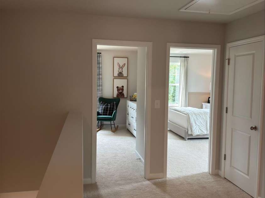 4608 Green Drake Drive, Charlotte, NC 28269.  MLS# CAR4277845, YatesRealty ID 5983. Upstairs hallway 