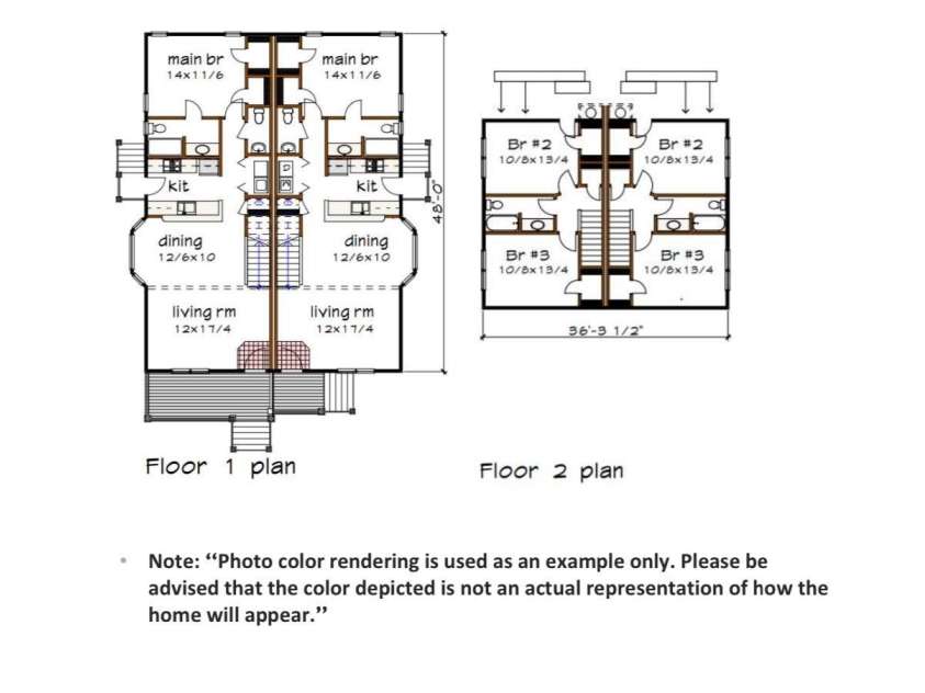 810 & 812 Lincoln Street, Lincolnton, NC 28092.  MLS# CAR4233989, YatesRealty ID 5986. Floor Plan 