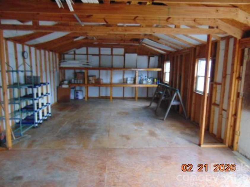 2685 Pit Lane, Morganton, NC 28655.  MLS# CAR4349661, YatesRealty ID 5988. Inside outbuilding