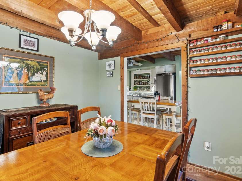 407 Carpenter Road, Newland, NC 28657.  MLS# CAR4237272, YatesRealty ID 5994. DINING ROOM