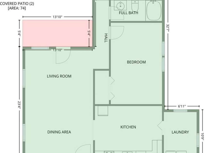 625 Milton Avenue, Valdese, NC 28690.  MLS# CAR4347687, YatesRealty ID 5997. Floor Plan