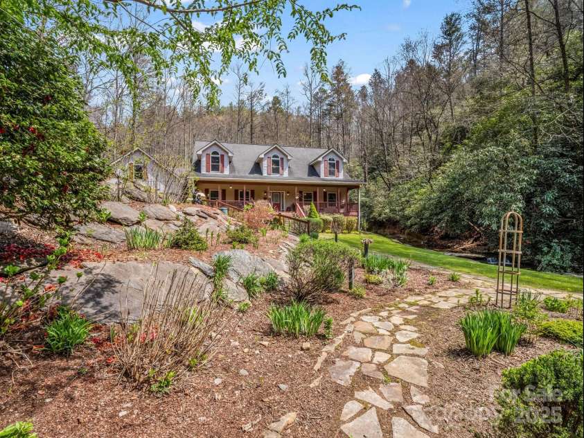 560 Charleys Knob Road, Pisgah Forest, NC 28768.  MLS# CAR4246535, YatesRealty ID 6002. Early blooms, when everything is in bloom you will be astounded.