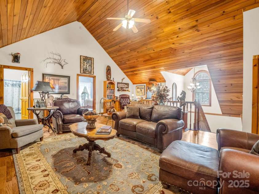 560 Charleys Knob Road, Pisgah Forest, NC 28768.  MLS# CAR4246535, YatesRealty ID 6002. Upper level