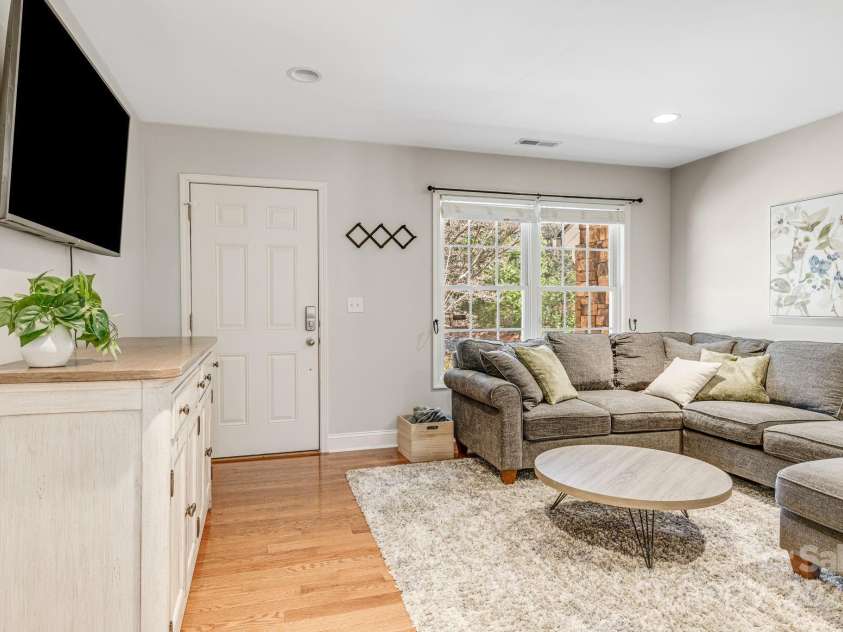 52 Kirby Road, Asheville, NC 28806.  MLS# CAR4227031, YatesRealty ID 6008. Entrance to home into cozy living space