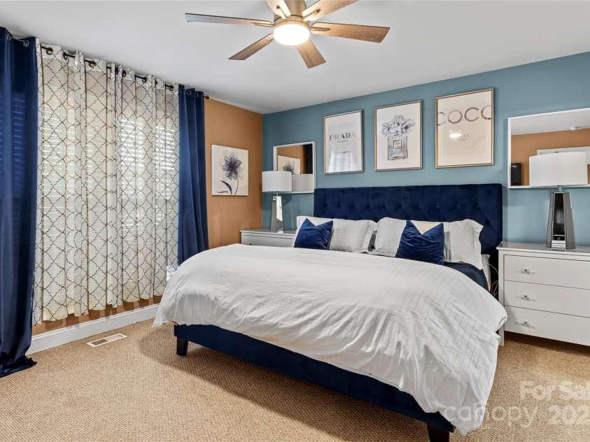 3757 Fieldhaven Court, Maiden, NC 28650.  MLS# CAR4226072, YatesRealty ID 6009. Primary bedroom