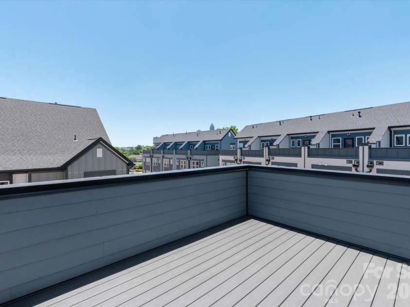 1610 Spring Street, Charlotte, NC 28206.  MLS# CAR4316230, YatesRealty ID 6031. Rooftop Terrace