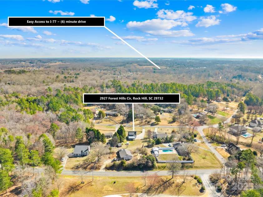 2927 Forest Hills Circle, Rock Hill, SC 29732.  MLS# CAR4223597, YatesRealty ID 6032. 