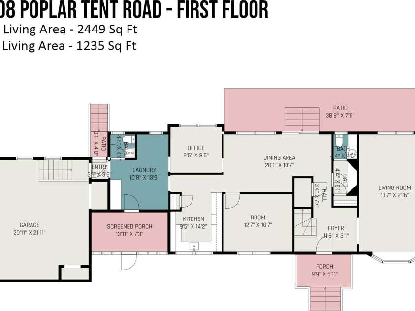 16308 Poplar Tent Road, Huntersville, NC 28078.  MLS# CAR4234171, YatesRealty ID 6033. 