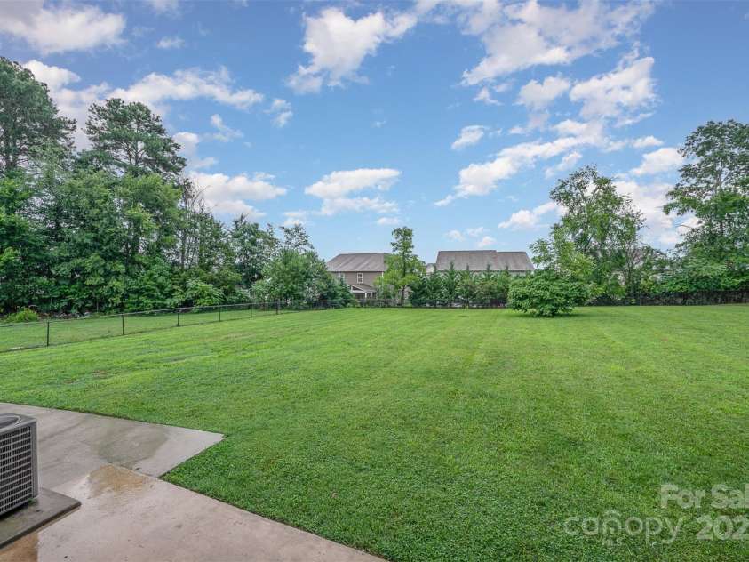 16308 Poplar Tent Road, Huntersville, NC 28078.  MLS# CAR4302372, YatesRealty ID 6033. Backyard