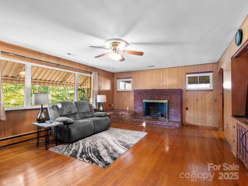 11 Aloha Circle, Candler, NC 28715.  MLS# CAR4313548, YatesRealty ID 605. Living Room 