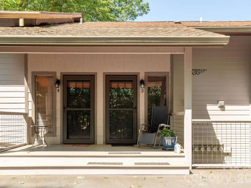 524 Three Mile Knob Road, Pisgah Forest, NC 28768.  MLS# CAR4361023, YatesRealty ID 6052. Front Door on Right