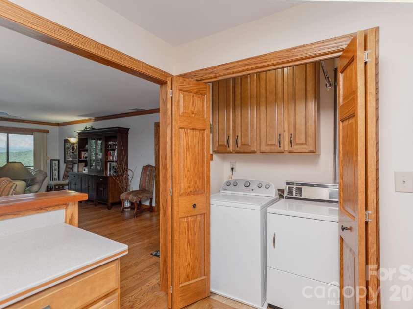 524 Three Mile Knob Road, Pisgah Forest, NC 28768.  MLS# CAR4361023, YatesRealty ID 6052. Laundry