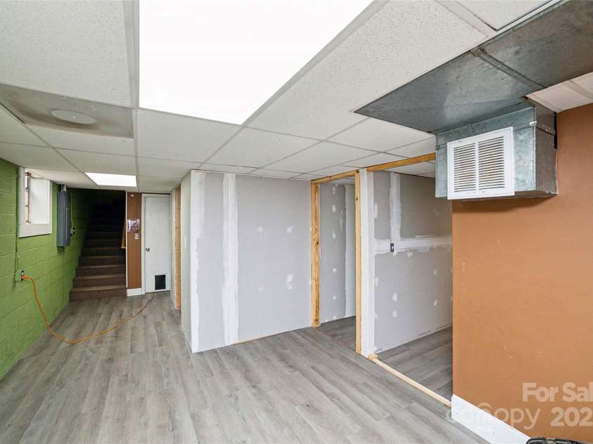 17154 Frog Pond Road, Oakboro, NC 28129.  MLS# CAR4228450, YatesRealty ID 6058. Basement