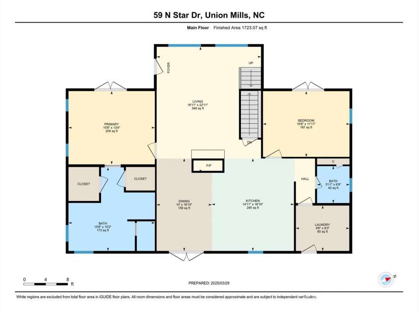 59 Star Drive, Union Mills, NC 28167.  MLS# CAR4240952, YatesRealty ID 6070. 