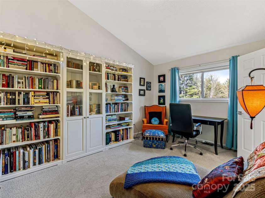 150 Hobby Horse Lane, Hendersonville, NC 28792.  MLS# CAR4241391, YatesRealty ID 6072. Office/Study 10'5 x 14'10 with built-ins and walk-in closet