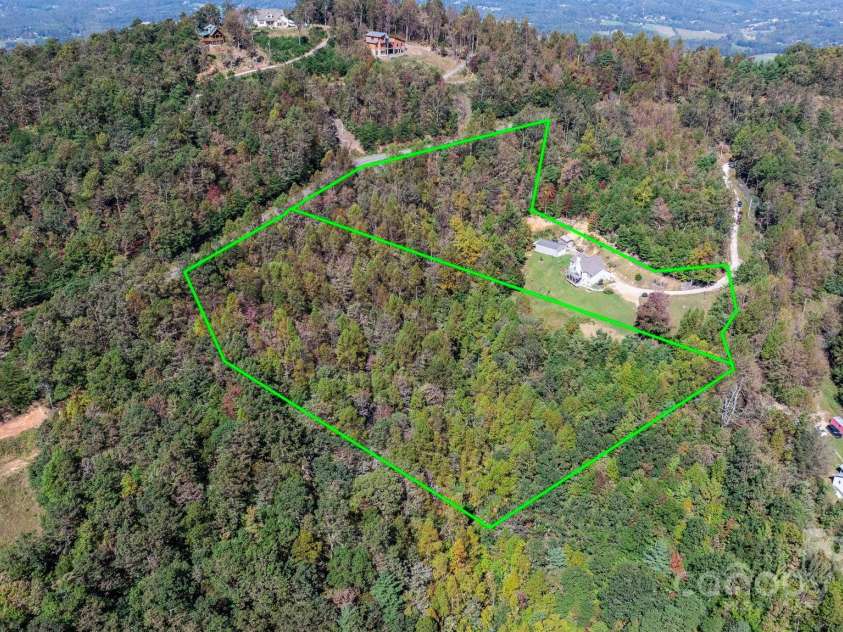 6833 Burkemont Road, Morganton, NC 28655.  MLS# CAR4189958, YatesRealty ID 6073. 2 parcels make up this 7+ acre property.