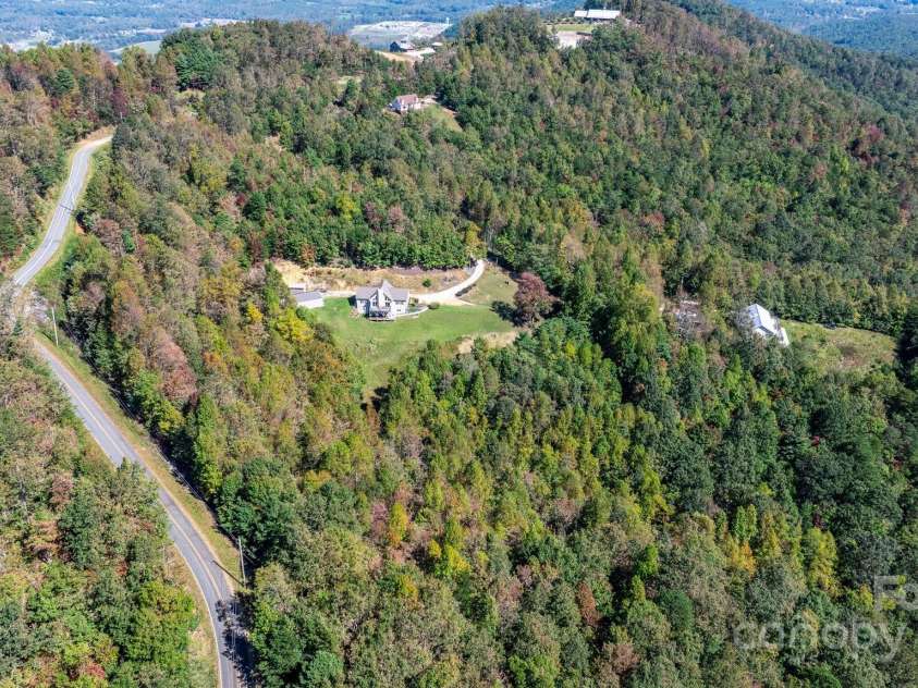 6833 Burkemont Road, Morganton, NC 28655.  MLS# CAR4189958, YatesRealty ID 6073. Aerial