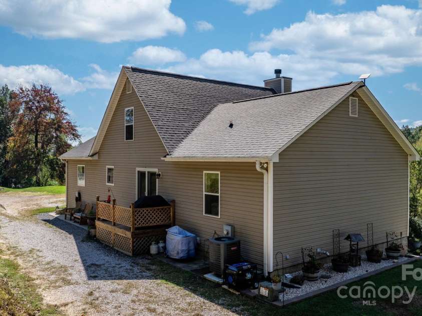 6833 Burkemont Road, Morganton, NC 28655.  MLS# CAR4189958, YatesRealty ID 6073. Back view of the home