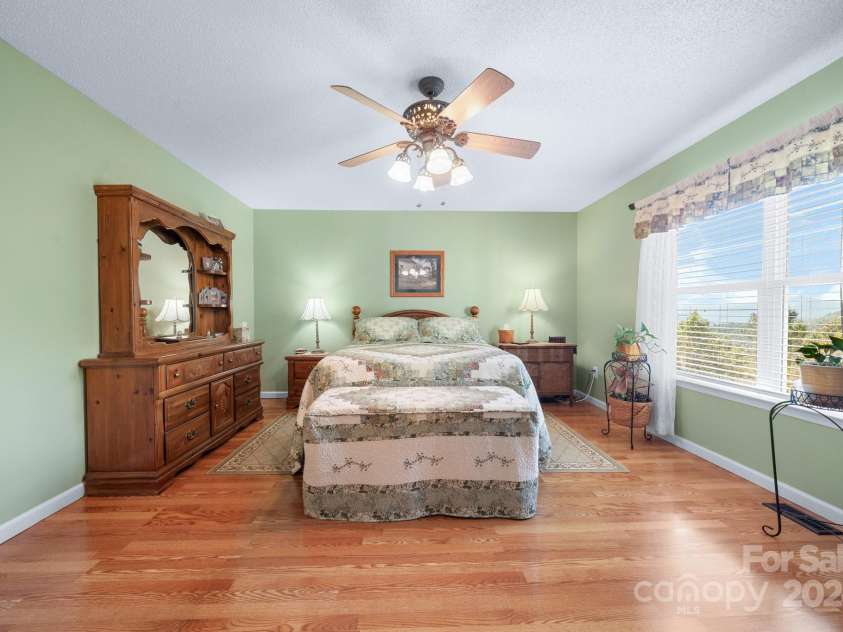 6833 Burkemont Road, Morganton, NC 28655.  MLS# CAR4189958, YatesRealty ID 6073. Primary Bedroom...lots of natural light and gorgeous views!!!