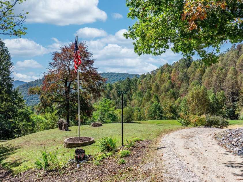 6833 Burkemont Road, Morganton, NC 28655.  MLS# CAR4189958, YatesRealty ID 6073. View coming in the driveway...stunning!!