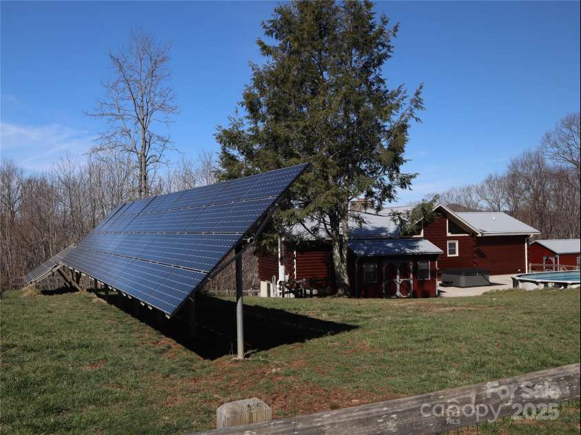 672/715 Windswept Ridge Road, Canton, NC 28716.  MLS# CAR4229345, YatesRealty ID 6077. Solar panels located at House #1