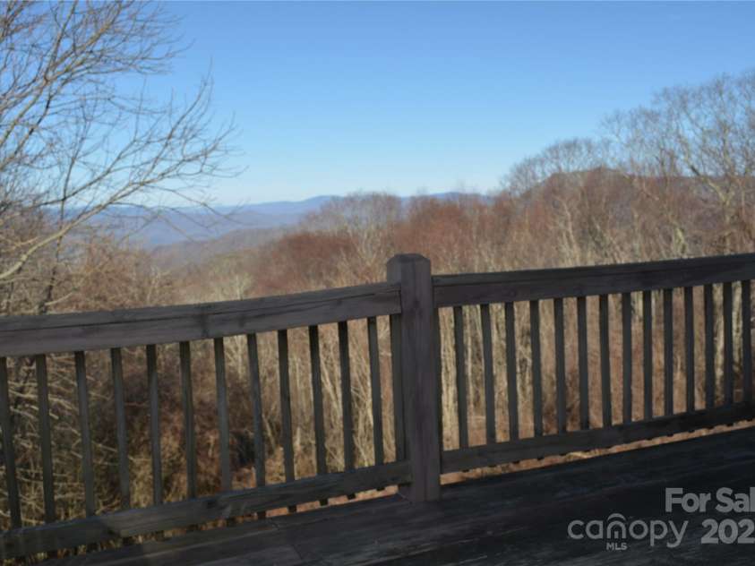 672/715 Windswept Ridge Road, Canton, NC 28716.  MLS# CAR4229345, YatesRealty ID 6077. Year Round views from back deck of House #1