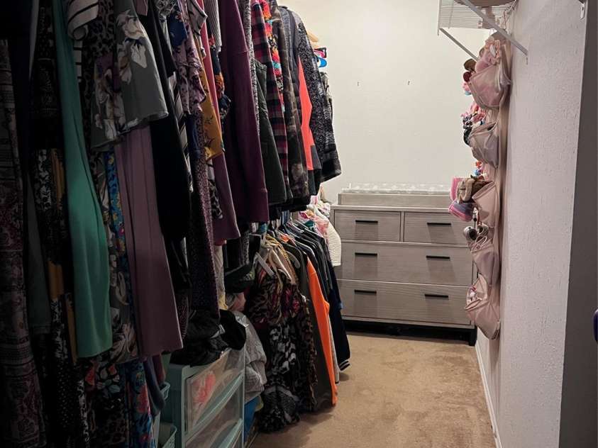 541 Pilgrim Road, Ellenboro, NC 28040.  MLS# CAR4246833, YatesRealty ID 6082. Master Closet