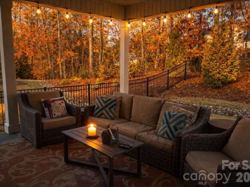 2310 Old Evergreen Parkway, Indian Trail, NC 28079.  MLS# CAR4327341, YatesRealty ID 6088. Evening relaxing!!