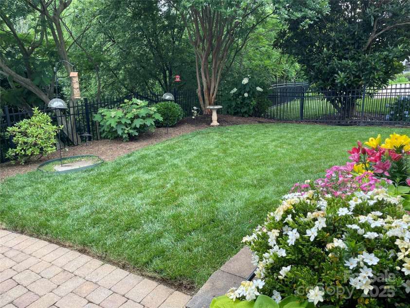 9727 Glenburn Lane, Charlotte, NC 28278.  MLS# CAR4240840, YatesRealty ID 6096. Landscaping later in summer