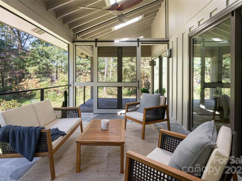 5 Holly Hill Road, Asheville, NC 28803.  MLS# CAR4295070, YatesRealty ID 61. Screened in porch
