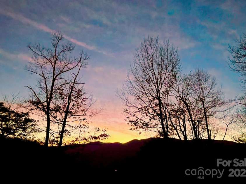 9999 Sourwood Road, Canton, NC 28716.  MLS# CAR4083977, YatesRealty ID 61. Sunset view