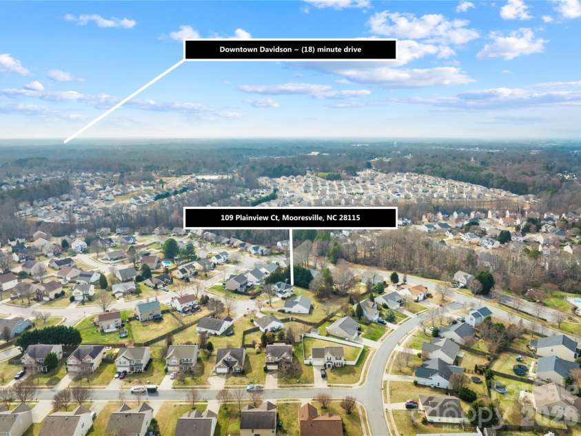 109 Plainview Court, Mooresville, NC 28115.  MLS# CAR4338058, YatesRealty ID 6100. 