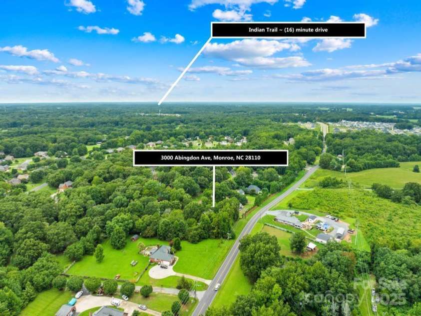 3000 Abingdon Avenue, Monroe, NC 28110.  MLS# CAR4294988, YatesRealty ID 611. 