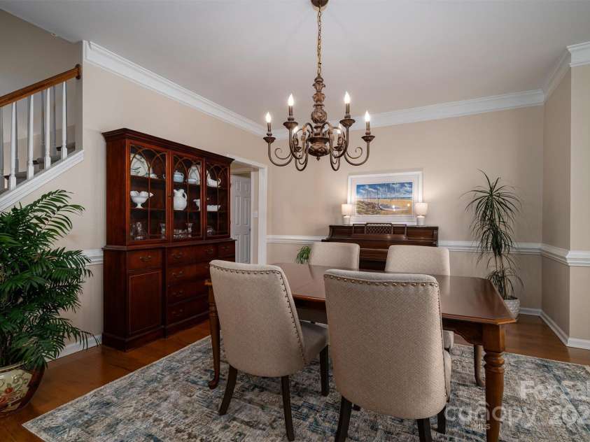 133 Castaway Trail, Mooresville, NC 28117.  MLS# CAR4216721, YatesRealty ID 6111. Dining room w/2 furniture walls